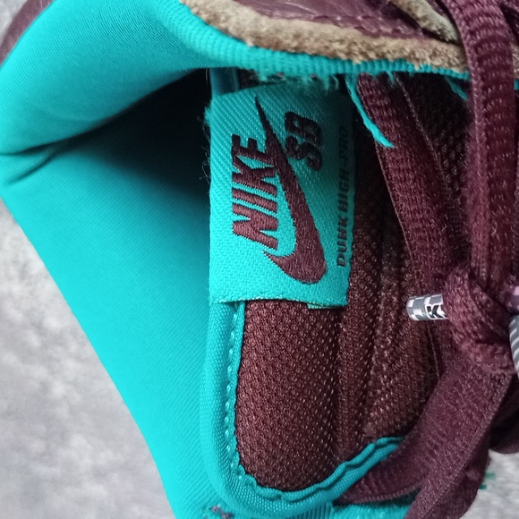 Nike Dunk Premium SB Deep Burgundy/Aquamarine 313171 601 Size 9 - Picture 10 of 12